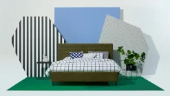 Bed Luxe met hoofdbord Button