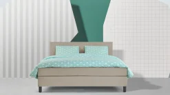 Box Lowen Plus vlak met gestoffeerd matras