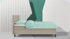 Box Lowen Plus vlak met gestoffeerd matras