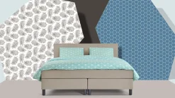 Box Lowen Pro vlak met gestoffeerd matras