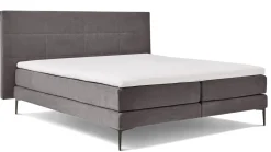 Boxspring Blocks vlak met gestoffeerd matras