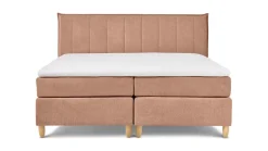 Boxspring Edge vlak met gestoffeerd matras