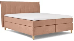 Boxspring Edge vlak met gestoffeerd matras
