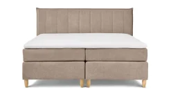 Boxspring Edge vlak met gestoffeerd matras