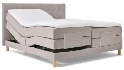 Boxspring Grid verstelbaar met gestoffeerd matras