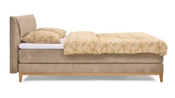 Boxspring Nove vlak met gestoffeerde matras