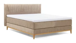 Boxspring Nove vlak met gestoffeerde matras