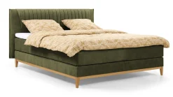 Boxspring Nove vlak met gestoffeerde matras