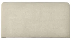 Boxspring Round vlak met gestoffeerd matras en voetbord