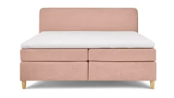 Boxspring Round vlak met gestoffeerd matras