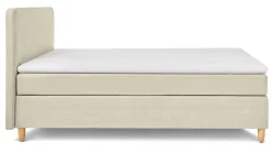 Boxspring Round vlak met gestoffeerd matras