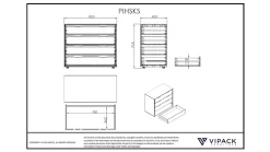 Commode 4 laden Pino/Scott
