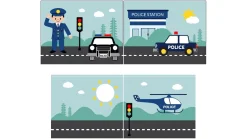 Gordijnen Police Pino/Scott