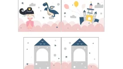 Gordijnen Princess sophie Pino/Scott