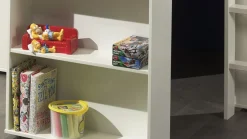 Halfhoogslaper Pino met commode met 4 laden en boekenkast