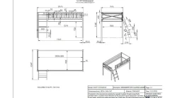 Halfhoogslaper Scott met bureau en commode
