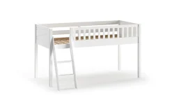 Halfhoogslaper Scott met bureau en boekenkast