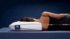 Hoofdkussen Silvana Comfort Blauw