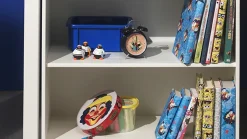 Hoogslaper Pino mezzanine met boekenkast