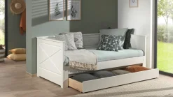 Kajuitbed paneel uitschuifbaar Pino met lade