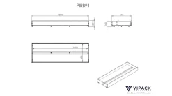 Lade voor kajuitbed uitschuifbaar Pino