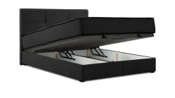 Opbergbed Mani met gestoffeerd matras