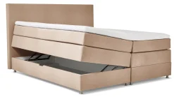 Opbergboxspring Square met gestoffeerd matras