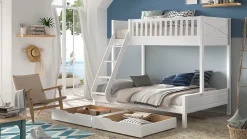 Stapelbed Scott 3-persoons met ladenset